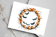 Watercolor Whimsy Halloween Frames, an Illustration by Canvas Craft (Thumbnail 7 of 8)