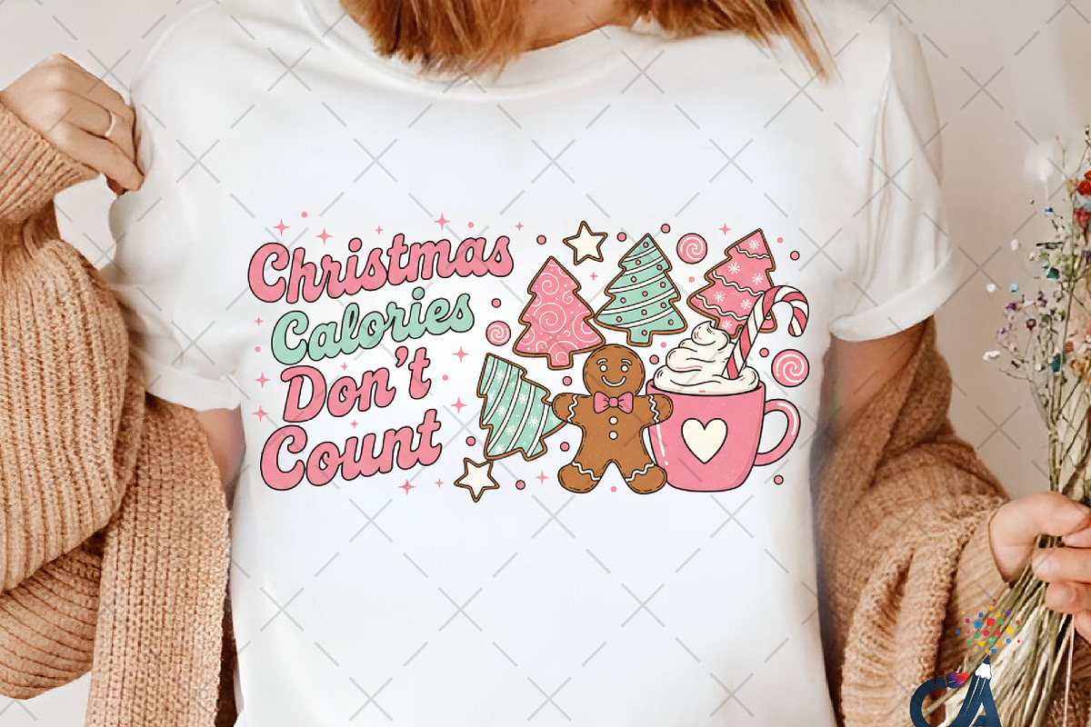 Vintage Christmas Sublimation PNG, an Illustration by Creative Art (Photo 5 of 6)
