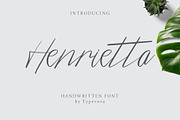 Henrietta - Signature Font, a Script Font by Typevora Studio (Thumbnail 1 of 9)