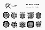 Vintage Retro Disco Ball Icon, a Solid Icon by Akatype Studio (Thumbnail 1 of 3)