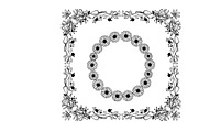 Charming daisy circle decor design, an Illustration by Amazin_art (Thumbnail 13 of 27)