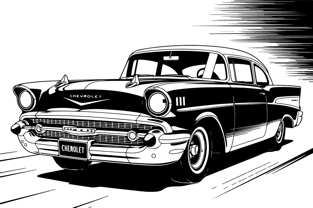 Vintage Speed Car SVG Bundle, an Object Graphic by Creativeshirt (Photo 3 of 12)