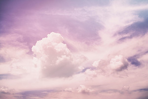Abstract pink sky clouds