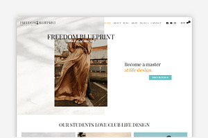 Freedom Blueprint – WP Blog Theme, a WordPress Template by Your Theme Shop