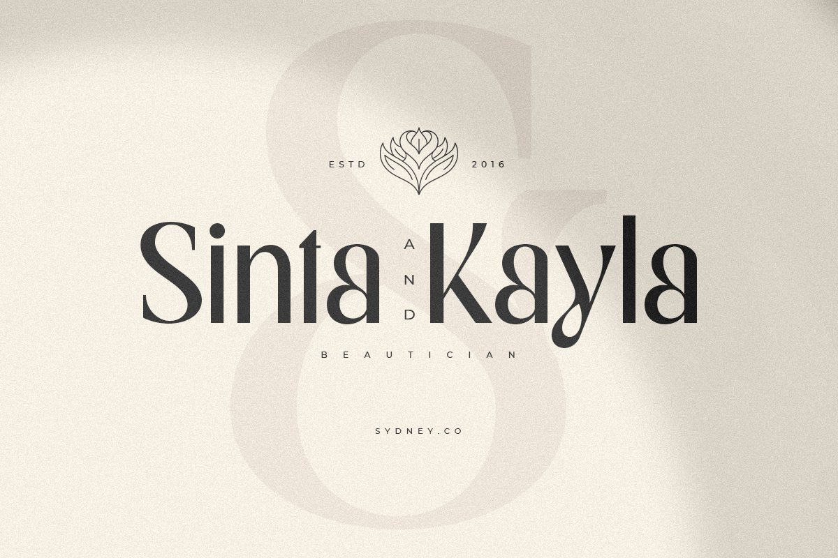 Royal - Modern Unique Display Font, a Serif Font by Sensatype (Photo 13 of 15)