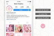 Pink - 18 Instagram Templates, a Social Media Template by Annemiek van Luinen (Thumbnail 6 of 8)