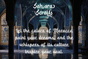 Sahara Scrolls - Arabic Typeface, a Script Font by HipFonts (Thumbnail 8 of 11)
