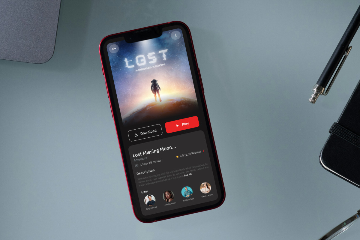 Flicko - Movie Streaming Mobile App, an App Template by twinstd (Photo 4 of 5)