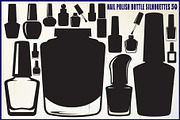 Nail Polish Bottle Silhouettes, an Object Graphic by yasushie (Thumbnail 1 of 7)