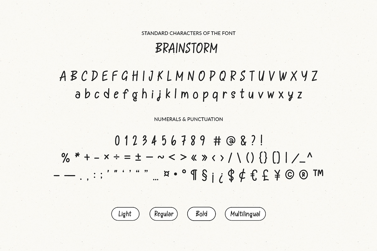 Brainstorm - handwriting font, a Handwritten Font by Kaya Fonts (Photo 19 of 31)