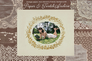 Paper & Lace Archive, an Object Graphic by Lidberia