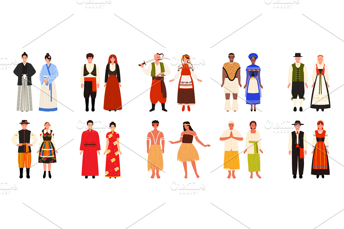 People of world in different, a Person Illustration by Flashvector