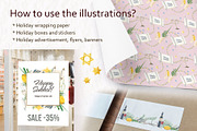 Sukkot Jewish Holiday Clipart, a Seasonal Illustration by Elena Malgina Clipart (Thumbnail 10 of 11)