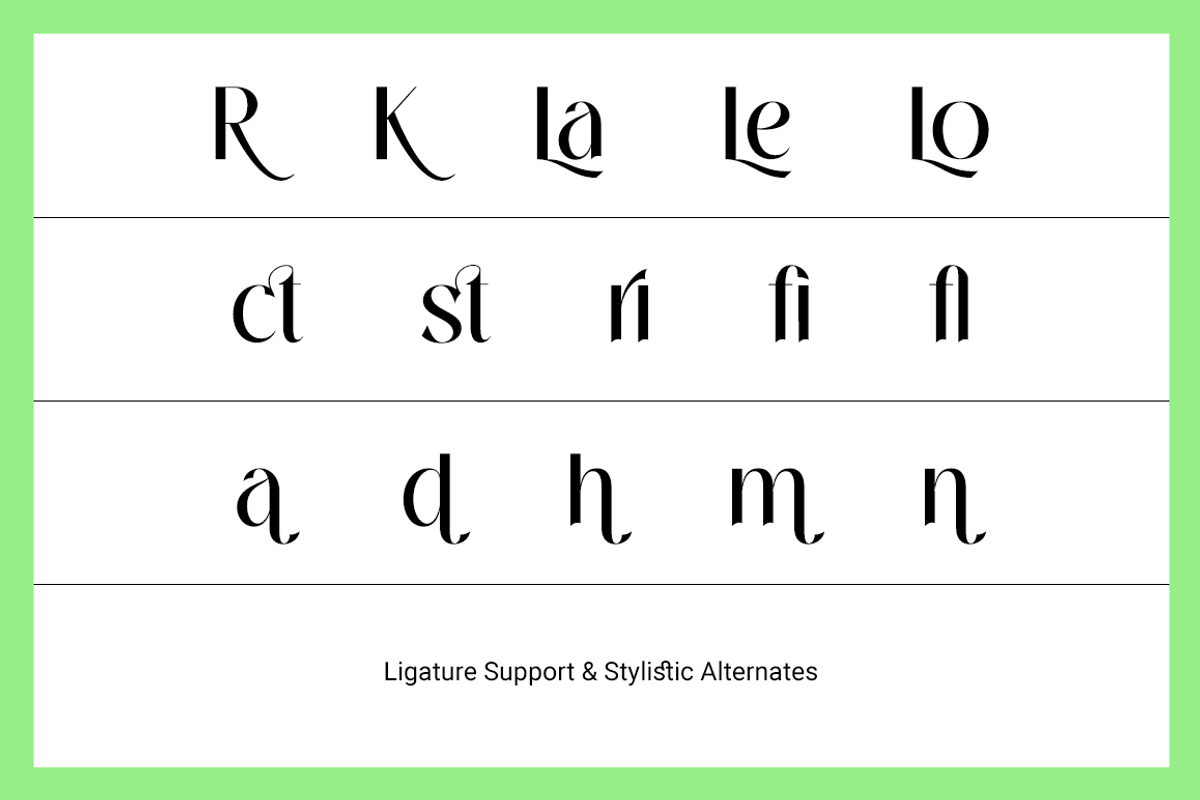 Lostorian - Modern Stylish, a Sans Serif Font by RockboyStd (Photo 10 of 12)