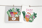 Harvest season patterns and objects, a Food Illustration by Alenkakarabanova (Thumbnail 7 of 8)
