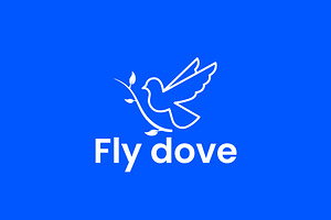 Dove logo vector icon illustration, a Branding & Logo Template by Dyn Studio