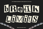 CS Yoshiro Drawn, a Sans Serif Font by Craft Supply Co. (Thumbnail 3 of 8)