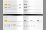 Resume Booklet Landscape, a Resume Template by MightyDesign (Thumbnail 2 of 7)