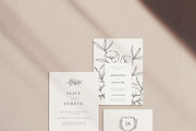 ROMANTIC WEDDING | 10 invitations, an Invitation Template by Crocus Paperi (Thumbnail 2 of 3)