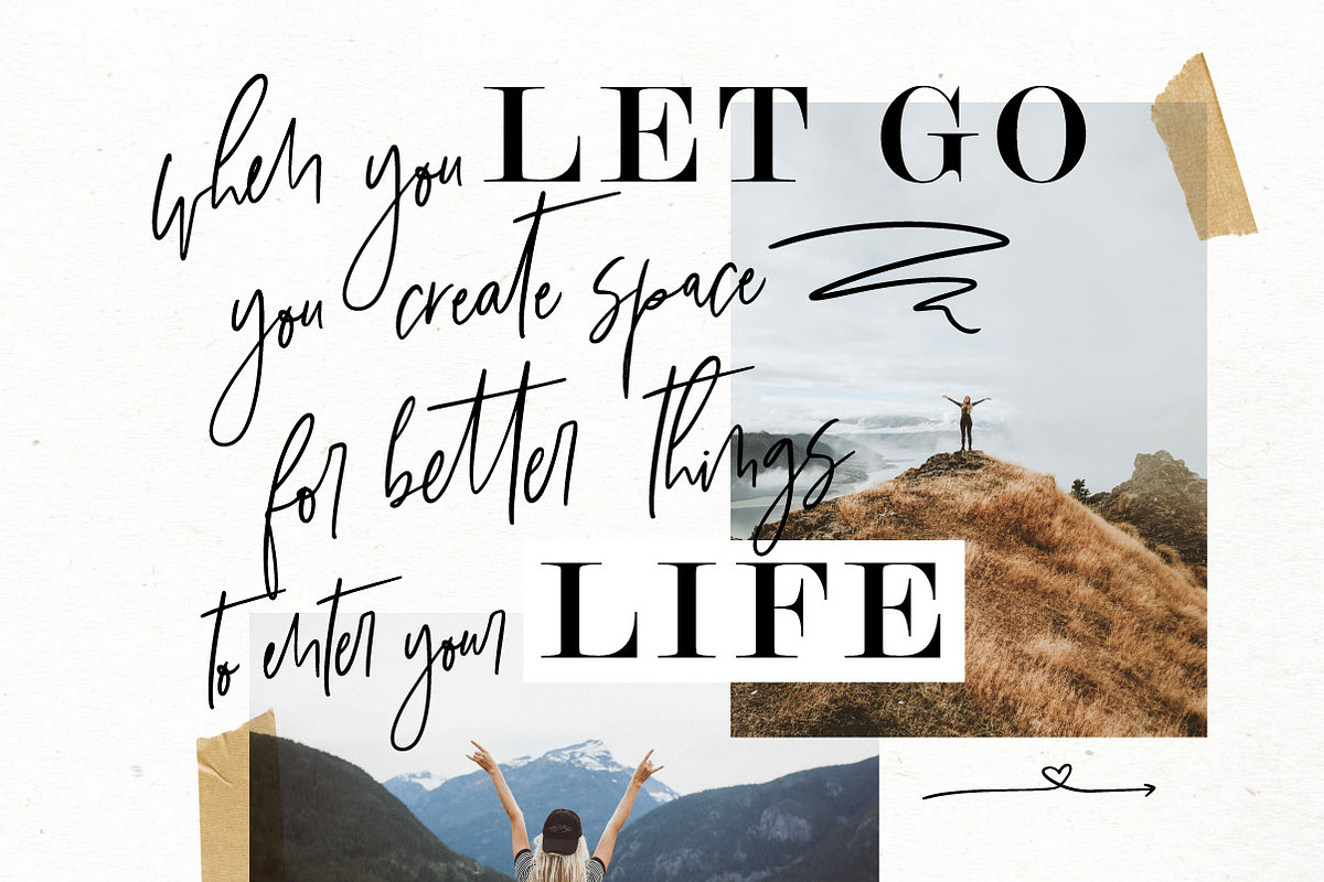 Wild & Rad Handwritten Script Font preview 3