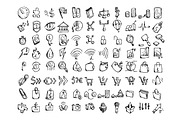 3140 Hand Drawn doodle Icons, an Outline Icon by TKDoodle (Thumbnail 10 of 42)