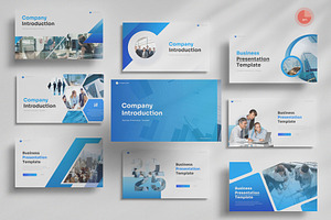 Company Introduction Powerpoint, a Presentation Template by Pixslides