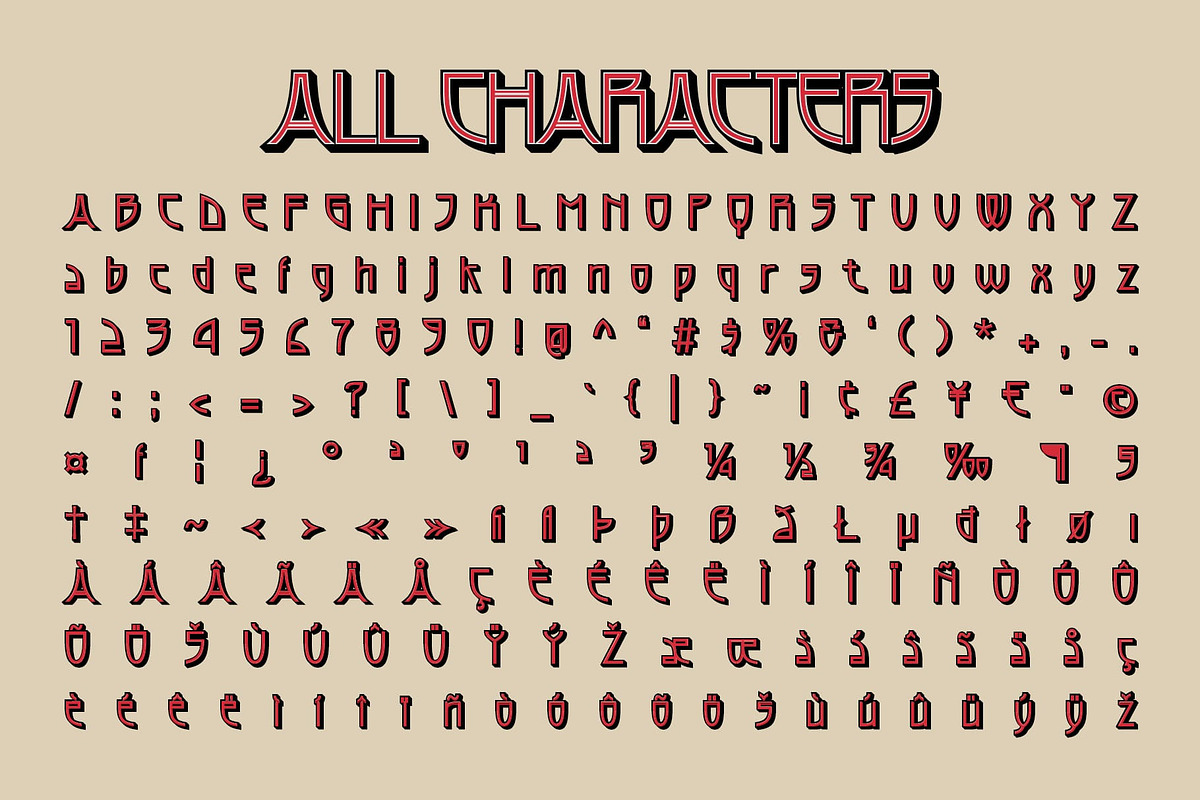 Chioki 3D, a Sans Serif Font by Craft Supply Co. (Photo 8 of 8)