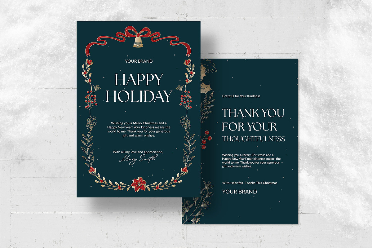 Christmas Card Template, a Flyer Template by BrandPacks (Photo 5 of 5)