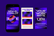 AI Instagram Template, a Social Media Template by graphicook (Thumbnail 3 of 3)