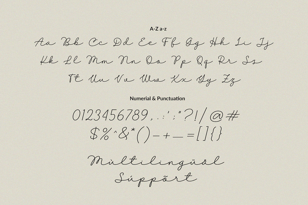 Belanda - Monoline & Singleline font, a Script Font by Subectype Studio (Photo 8 of 9)