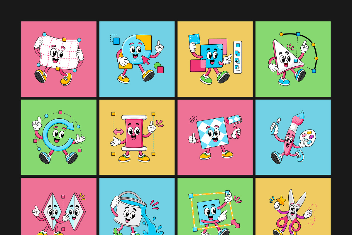 85 Flat Graphic Design Bundle, an Object Illustration by Vectors Market (Photo 7 of 9)
