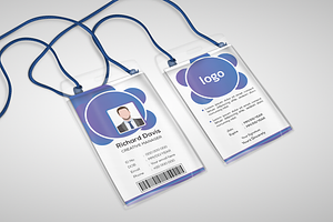 Modern ID Card Design Template