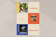 Restaurant Instagram Kit | Canva, a Social Media Template by Rose & Co. (Thumbnail 7 of 8)