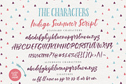 Indigo Summer Font Trio, a Script Font by Nicky Laatz (Thumbnail 9 of 21)