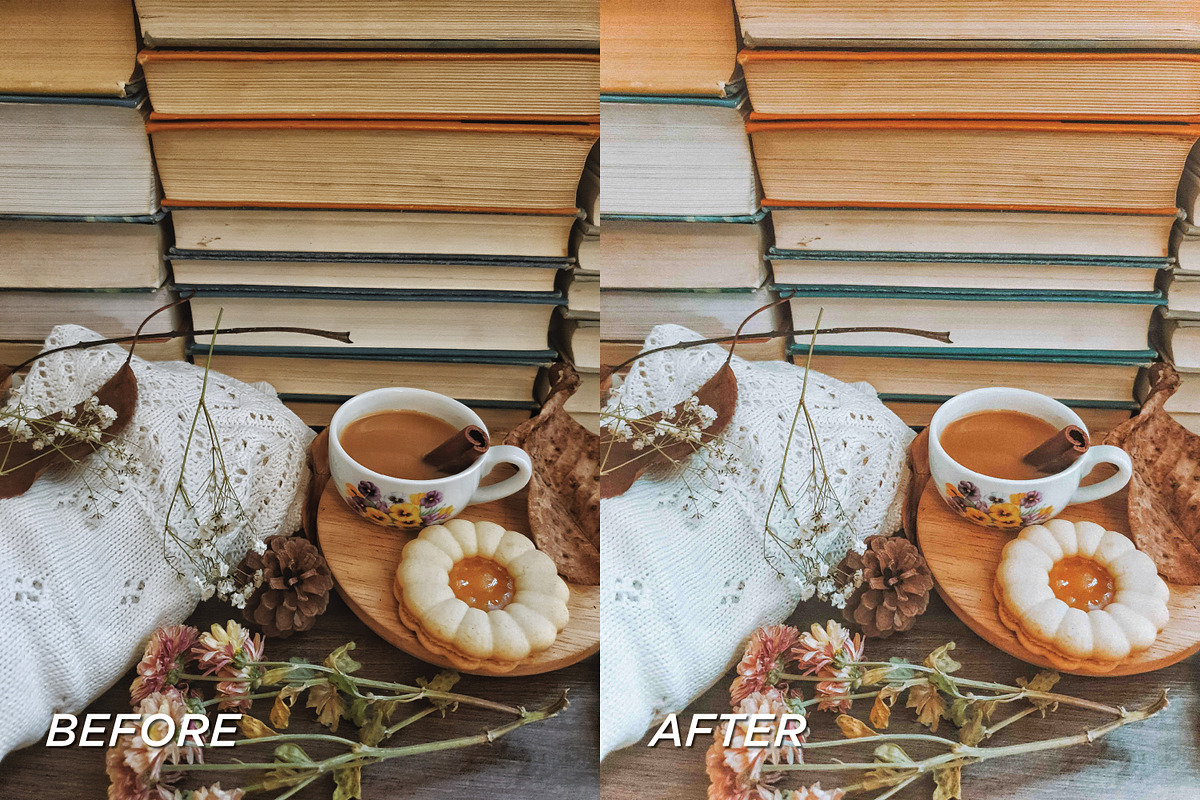 15 Cozy Fall Lightroom Presets, a Preset Add-On by TheWayfarerShoppe (Photo 7 of 9)