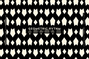 Geometric Rythm, a Pattern Graphic by MalyskaStudio