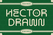 CS Hector Drawn, a Sans Serif Font by Craft Supply Co. (Thumbnail 1 of 8)