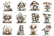 Whimsical Easter Spring Clipart, an Illustration by Dream Creation (Thumbnail 4 of 5)