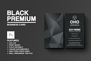 Black Premium Business Card, a Business Card Template by Marvel (Thumbnail 1 of 5)
