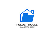 Folder House Smart Storage Logo, a Graphic by Mightyfire (Thumbnail 3 of 3)