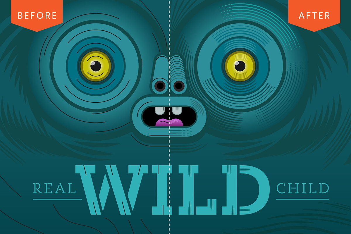 Modern Woodcut Brushes, a Brush Add-On by Super Hello (Photo 3 of 6)