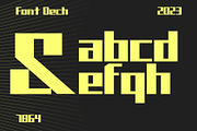 Dech Bold Display Font street, a Sans Serif Font by lekseo studio (Thumbnail 5 of 8)