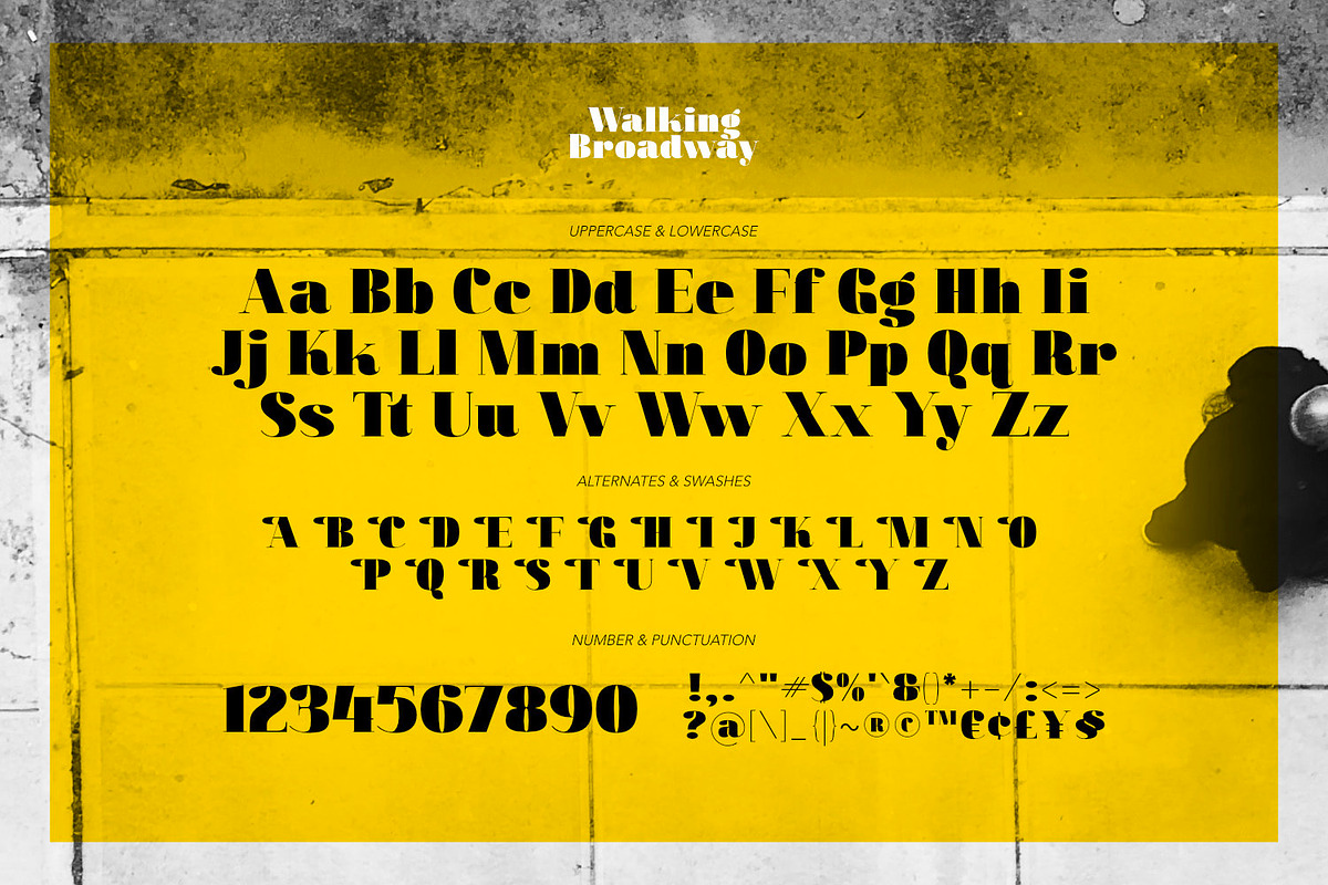 Walking Broadway - Bold Type, a Serif Font by ikiiko (Photo 6 of 7)