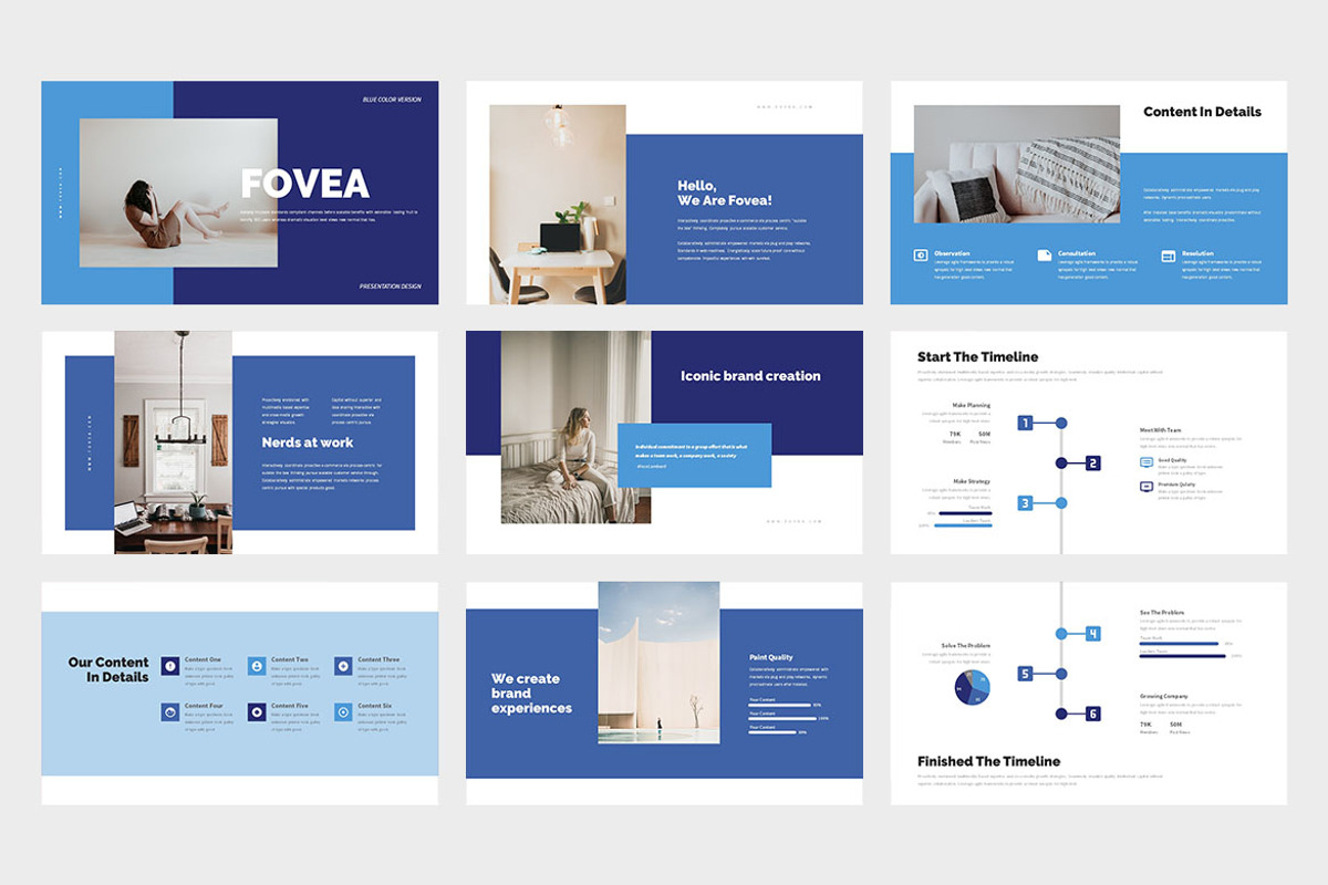 Fovea : Creative Blue Keynote, a Presentation Template by Punkl Camp (Photo 2 of 9)