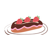 Hand painted bakery set featuring a, a Food Illustration by okskukuruza (Thumbnail 3 of 3)