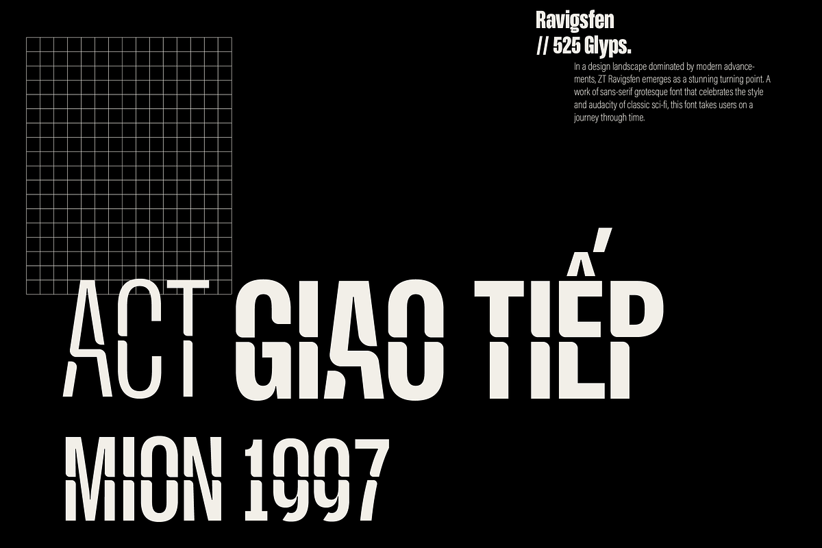 ZT Ravigsfen - Grosteque, a Sans Serif Font by zelow type (Photo 2 of 15)