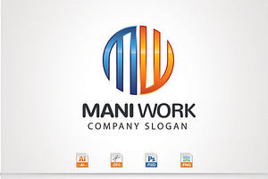 M,W Letter Logo