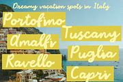 Amalfi - Coastal Summer Retro Script, a Script Font by Kaya Fonts (Thumbnail 2 of 39)