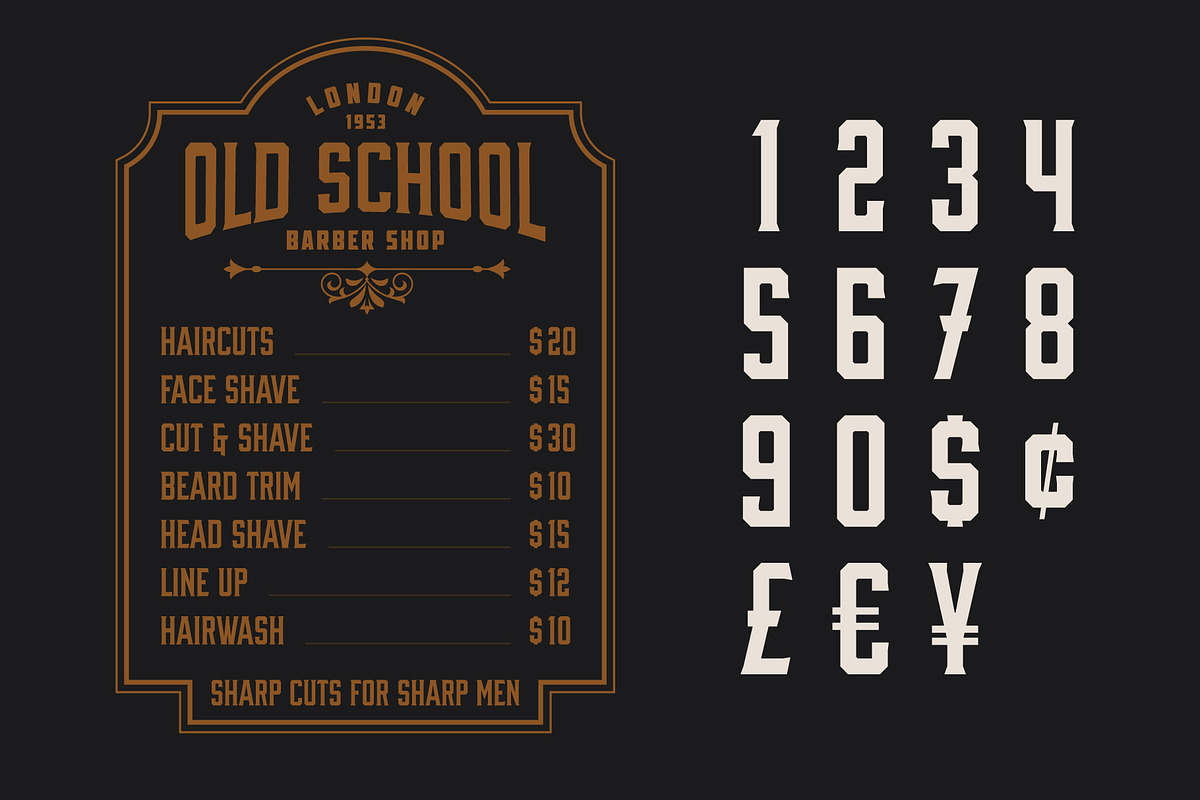 OUTLAW LEGENDS Font Duo + Extra, a Serif Font by Davide Bassu (Photo 10 of 18)