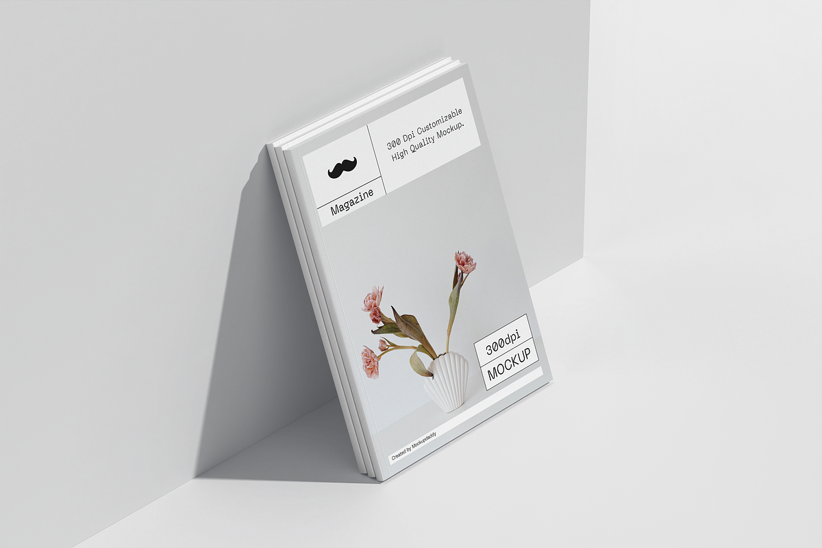 US Letter Magazine Mockup, a Books & Magazine Mockup by Mockupdaddy (Photo 11 of 18)